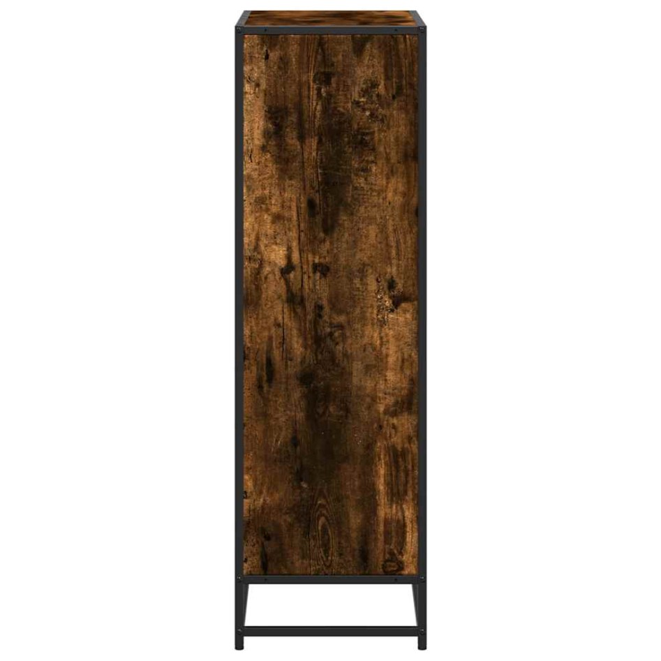 Estantería madera de ingeniería roble ahumado 65,5x33x107,5