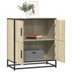 Aparador madera ingeniería roble Sonoma 68x35x76 cm