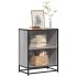 Estantería madera ingeniería gris sonoma 60x35x76