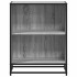 Estantería madera ingeniería gris sonoma 60x35x76