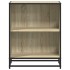 Estantería madera de ingeniería color roble sonoma 60x35x76