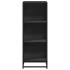 Estantería madera ingeniería negra 40x35x107,5