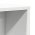 Estantería de madera de ingeniería blanca 60x24x76,5