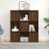 Estantería de madera de ingeniería marrón roble 89x24x101,5