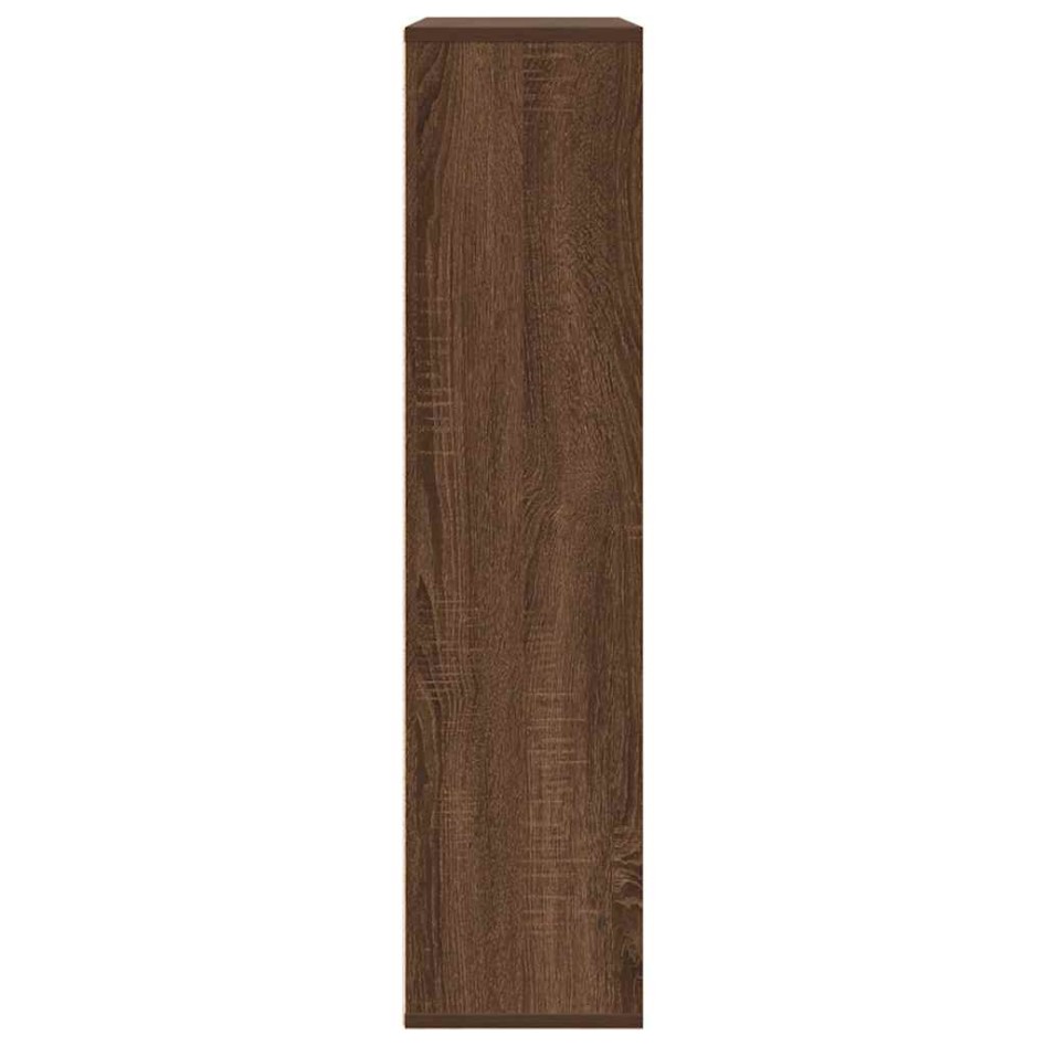 Estantería de madera de ingeniería marrón roble 89x24x101,5