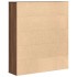 Estantería de madera de ingeniería marrón roble 89x24x101,5
