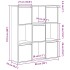 Estantería de madera de ingeniería marrón roble 89x24x101,5