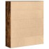 Estantería madera de ingeniería roble ahumado 89x24x101,5