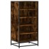 Zapatero madera contrachapada roble ahumado 48x38x97,5