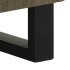 Aparador negro 60x33x75 cm madera maciza