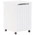 Cesta ropa sucia con ruedas RANA madera pino blanca 45x45x64