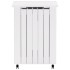 Cesta ropa sucia con ruedas RANA madera pino blanca 45x45x64