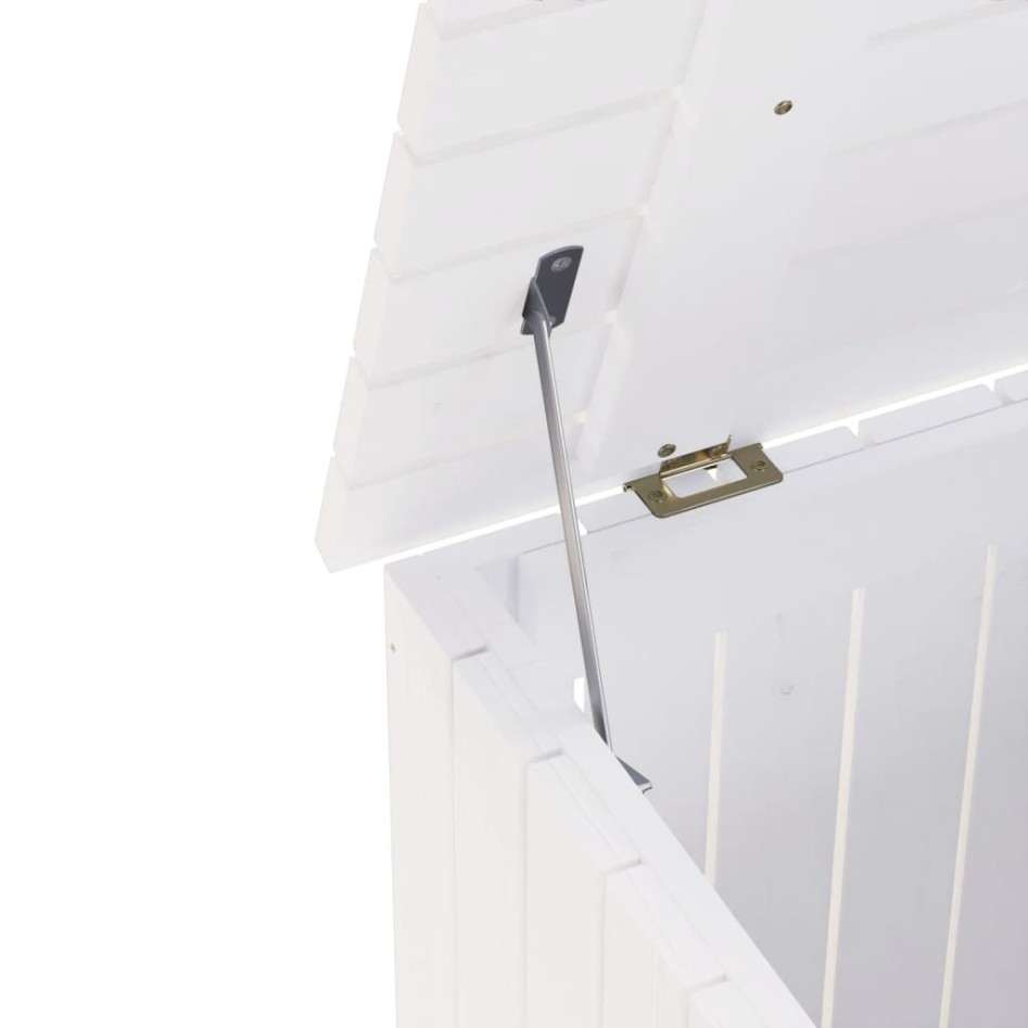 Cesta ropa sucia con ruedas RANA madera pino blanca 45x45x64