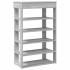 Mueble zapatero madera de ingeniería gris Sonoma 60x30x98