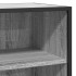 Aparador madera ingeniería y metal gris Sonoma 35,5x35x76