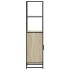 Aparador alto madera de ingeniería y metal 35,5x35x139
