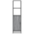 Aparador alto madera ingeniería metal gris sonoma 35,5x35x13
