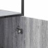 Aparador alto madera ingeniería metal gris sonoma 35,5x35x13