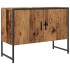 Mueble de lavabo madera de ingeniería envejecida 80x33x60