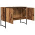 Mueble de lavabo madera de ingeniería envejecida 80x33x60