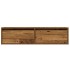 Mueble de TV con luces LED envejecida 100X35,5x25