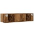 Mueble de TV con luces LED envejecida 100X35,5x25