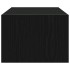 Mueble de TV con luces LED roble negro 100X35,5x25