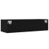 Mueble de TV con luces LED roble negro 100X35,5x25