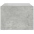 Mueble de TV con luces LED gris hormigón 75x35,5x25