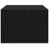 Mueble de TV con luces LED roble negro 75x35,5x25