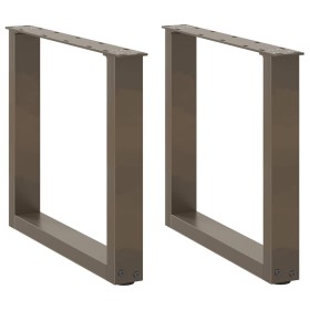 Patas para mesa de centro en forma de U 2 uds antracita