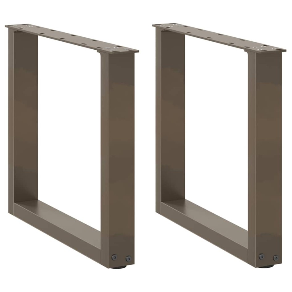 Patas para mesa de centro en forma de U 2 uds antracita