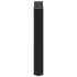 Patas de mesa de centro forma U 2uds acero negro 38x(42-43)