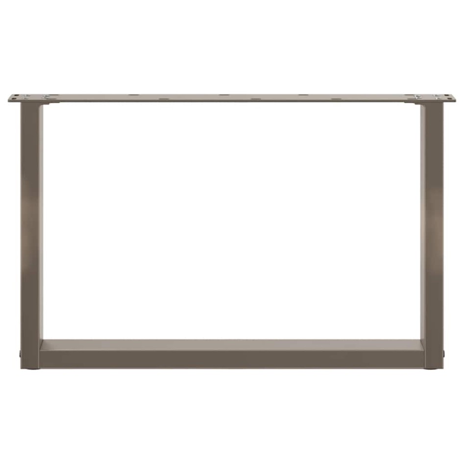 Patas para mesa de centro en forma de U 2 uds antracita