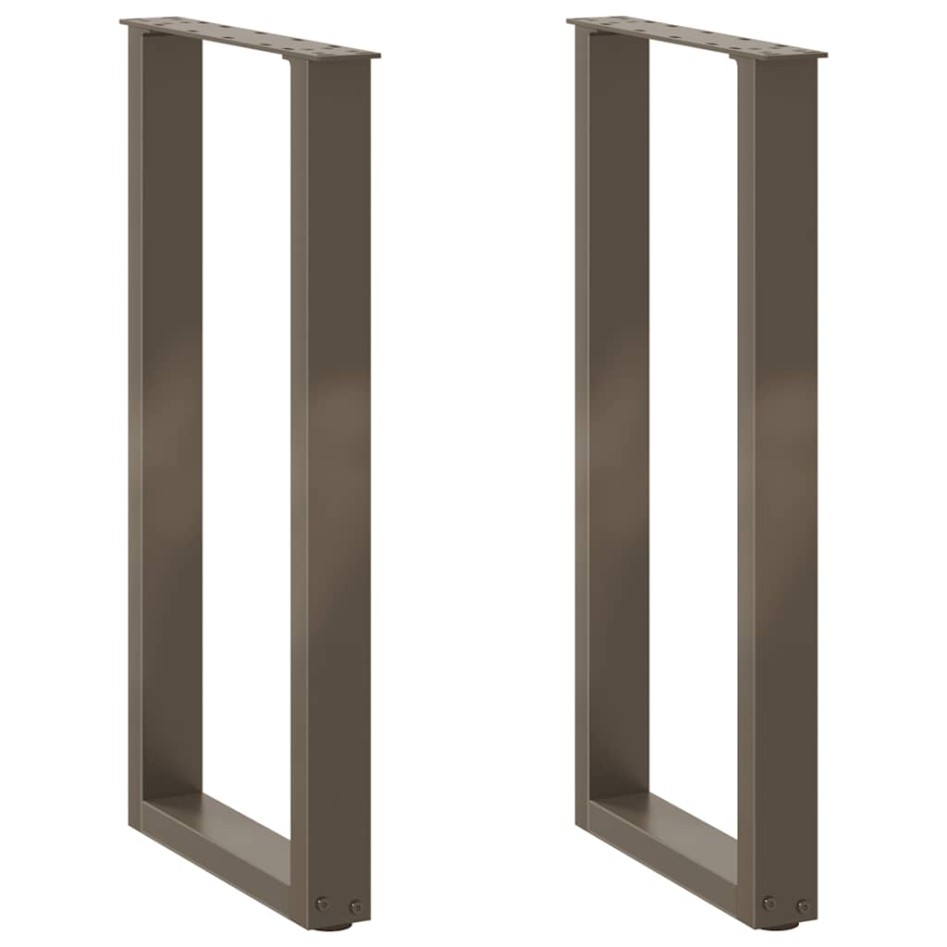 Patas para mesa de centro en forma de U 2 uds antracita