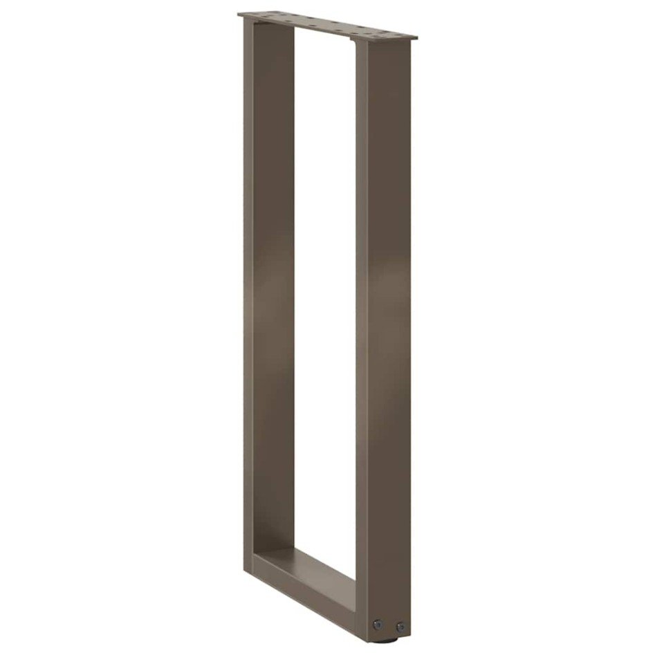 Patas para mesa de centro en forma de U 2 uds antracita