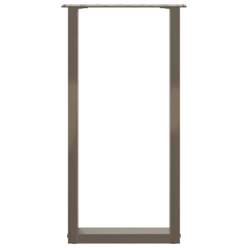 Patas para mesa de centro en forma de U 2 uds antracita