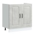 Mueble bajo para fregadero Kalmar gris hormigón 80x46x81,5