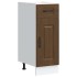 Mueble bajo de cocina Kalmar madera ingeniería de roble