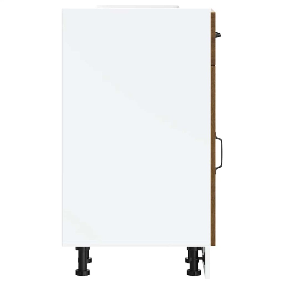 Mueble bajo de cocina Kalmar madera ingeniería de roble