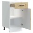 Mueble bajo de cocina Kalmar madera ingeniería de roble