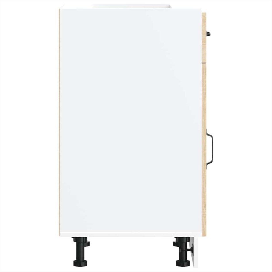 Mueble bajo de cocina Kalmar madera ingeniería de roble