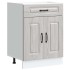 Mueble bajo de cocina Kalmar gris sonoma madera de