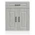 Mueble bajo de cocina Kalmar gris sonoma madera de
