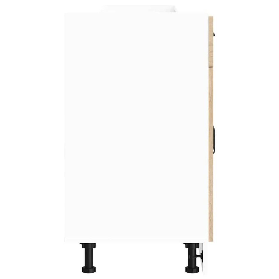 Mueble bajo de cocina Kalmar madera ingeniería de roble