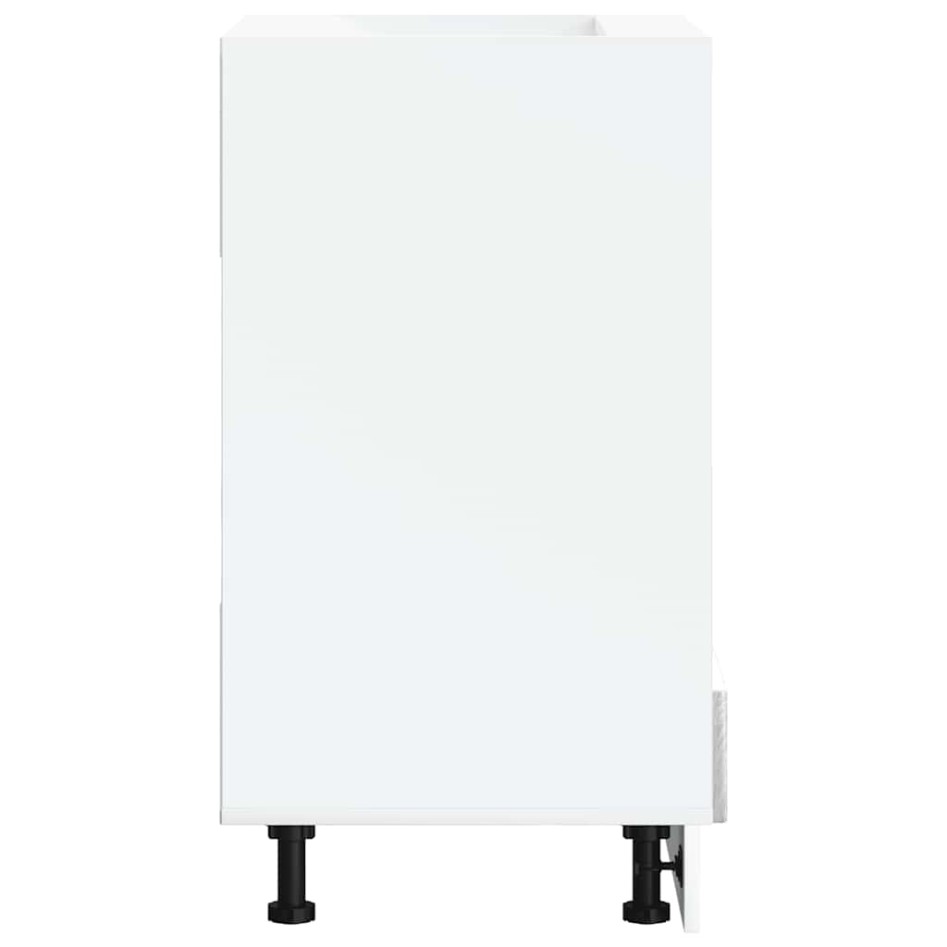 Mueble de horno Kalmar gris sonoma madera