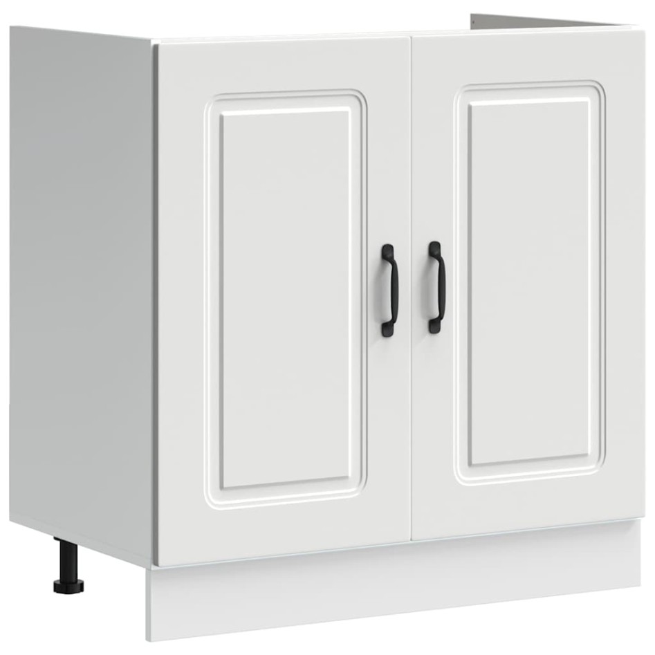 Mueble bajo para fregadero Kalmar blanco 80x46x81,5