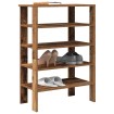 Mueble zapatero madera contrachapada madera vieja 61x32x87,5 cm