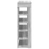 Mueble zapatero madera de ingeniería gris sonoma 80x30x98