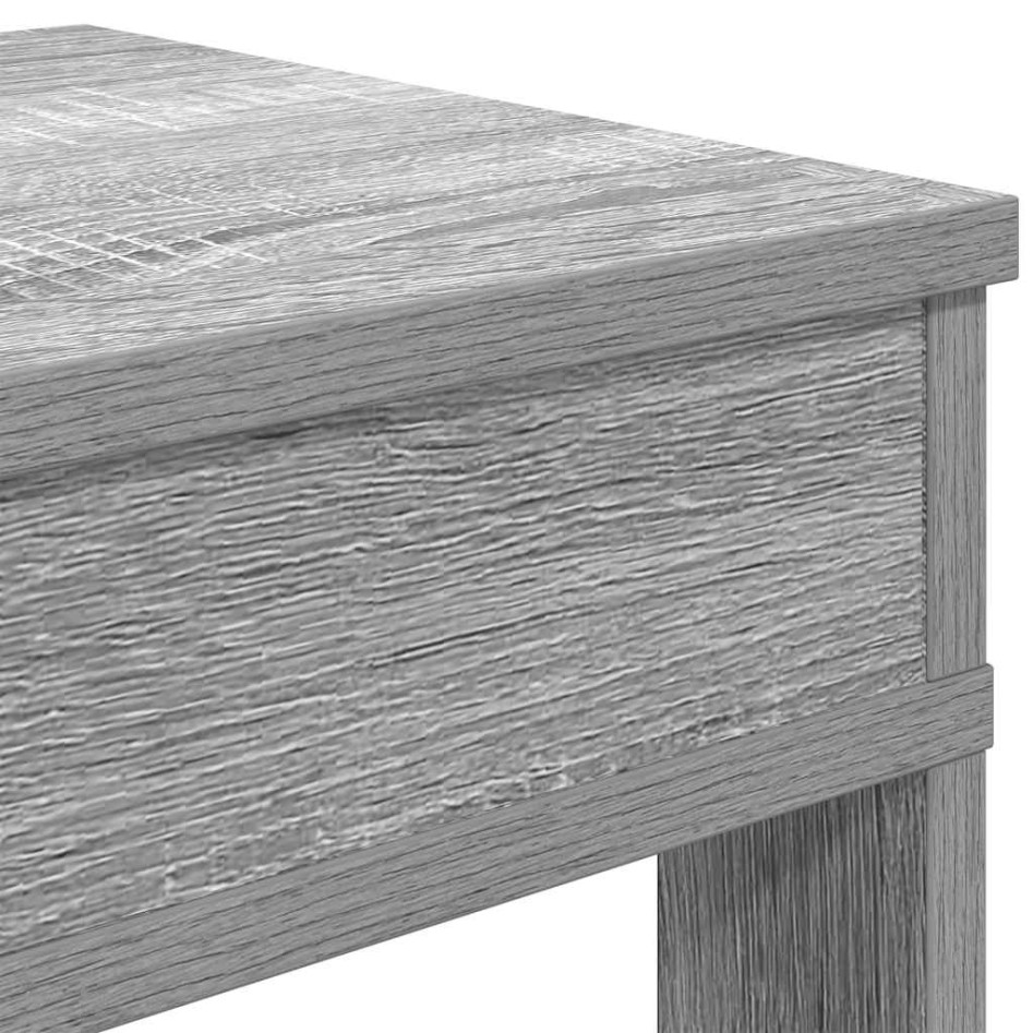 Mueble zapatero madera de ingeniería gris sonoma 80x30x98